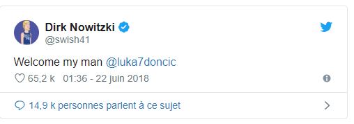 Tweet Dirk Doncic